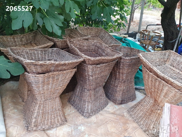 ратанови кашпи, снимка 2 - Саксии и кашпи - 51725632