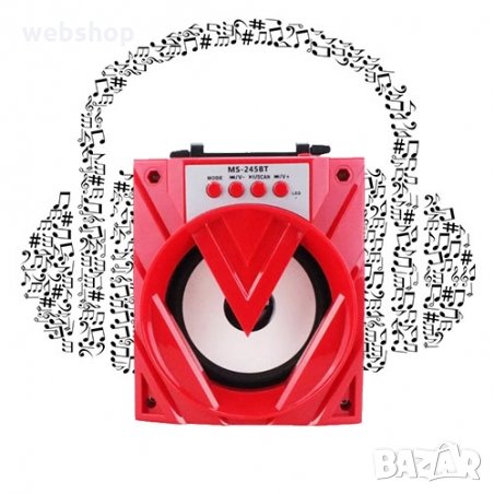 ПРЕНОСИМА КОЛОНКА MOBILE MULTIMEDIA SPEAKER MS-245BT, снимка 8 - Bluetooth тонколони - 35576935