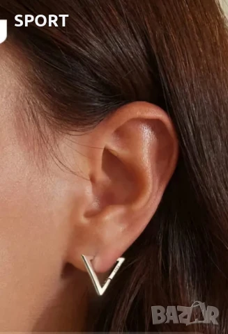 Сребърни миниатюрни обеци със златна баня , снимка 7 - Обеци - 51233180