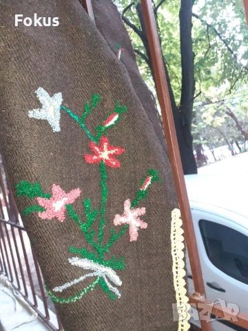 Автентична стара вълнена престилка за носия фъкана, снимка 2 - Антикварни и старинни предмети - 53295249