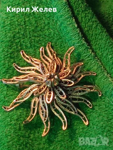 СТАРИННА ФИНА ФИЛИГРАННА СРЕБЪРНА БРОШКА ЦВЕТЕ СРЕБРО ВИСОКА ПРОБА РЪЧНА МАЙСТОРСКА РАБОТА 47957, снимка 16 - Антикварни и старинни предмети - 48476640