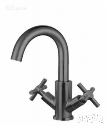 Красив и стилен стоящ двуръкохватков черен смесител, снимка 7 - Други стоки за дома - 52854026