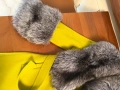 Дамско палто сибирска лисица и лама С, М,Л, снимка 15