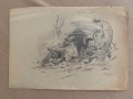 АТАНАС МИХОВ (1879-1975) рисунка молив, снимка 2