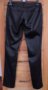 Дамски черен панталон от еластичен сатен, снимка 4