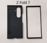 Пластмасов калъф с писалка за Z Fold 7 (прозрачен, черен), снимка 2