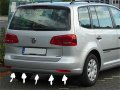 Спойлер на задна броня за Volkswagen Touran (2010-2015г.), снимка 2