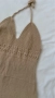 Beige knitted halter-neck, снимка 2