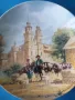 6бр Furstenberg Бавария/немска колекционерска декоративна порцеланова чиния-картина/пейзажи, снимка 4