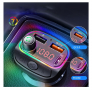Трансмитер за кола, Bluetooth, AUX, USB, Type C, RGB , снимка 7