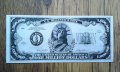 Рекламна банкнота американски долар 1 милион, снимка 1