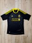 футболна тениска Liverpool жълто черна 