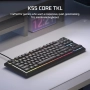 Нова Геймърска клавиатура Corsair K55 CORE TKL RGB черна UK layout игри, снимка 2
