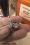 Сребърен пръстен с няколко цвята седеф , снимка 4