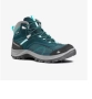QUECHUA НЕПРОМОКАЕМИ ТУРИСТИЧЕСКИ ОБУВКИ  MH100 MID, ТЮРКОАЗ  номер 39, снимка 1