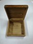 Дървена кутия 13.5 х 13.5 h 6 см. , снимка 2
