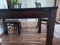 Трапезна масивна маса от дърво, снимка 3