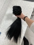 Естествена коса черна 180гр50см, снимка 4