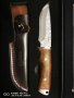 Ловен нож даматска стомана, снимка 1 - Ножове - 40479990