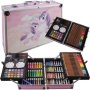 Комплект за рисуване в куфар с еднорог 145 части, снимка 1 - Рисуване и оцветяване - 43775901
