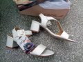 Дамски сандали, нови, с кутия, бели, снимка 7
