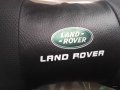 Черни кожени възглавнички с цветно лого на Ланд Ровър Land Rover + подарък , снимка 6