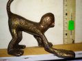 ГОЛЯМ ЕФЕКТЕН ФИГУРАЛЕН МЕТАЛЕН СВЕЩНИК - МАЙМУНКА МНОГО СИМПАТИЧЕН За АРТ ИНТЕРИОР КОЛЕКЦИЯ 42706, снимка 8