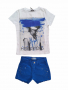 Къси дънки Escabel в кралско синьо , снимка 1 - Детски къси панталони - 36386125