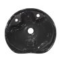 Дълбока кръгла керамика за фризьорска измивна колона DM7, черна, снимка 2
