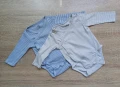 Лот орг памук 0-9м HM бодита,ританки,пижамки, снимка 2