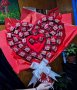 ЗАПОВЯДАЙТЕ‼️ Ръчно изработен, шоколадов букет сърце"MY LOVE"🍫💖