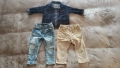 Дънки Next, Риза Zara, Панталон H&M размери 86 и 92, снимка 1