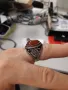 Масивни мъжки бутикови сребърни пръстени с позлата ръчна изработка, снимка 11
