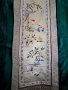 Стари бродирани пана от естествена коприна, снимка 10