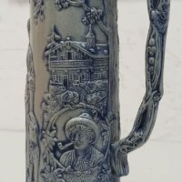 Немска керамична халба голяма -, снимка 3 - Антикварни и старинни предмети - 32716054