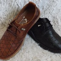 Обувки, естествена кожа, ластични връзки, код 603/ББ1/68, снимка 2 - Дамски ежедневни обувки - 40820449