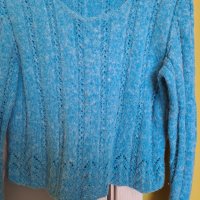Дамска зимна плетена блуза, снимка 1 - Блузи с дълъг ръкав и пуловери - 43880734