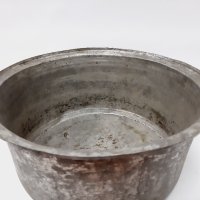 Стара калайдисана медна тенджера, казан(4.3), снимка 9 - Антикварни и старинни предмети - 43550628