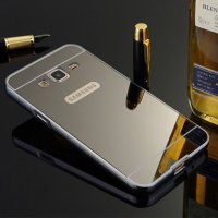 Огледален алуминиев бъмпер кейс за Samsung Galaxy J3 2016, J310, снимка 1 - Калъфи, кейсове - 28636171