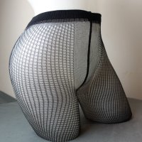 Wolford XS нов луксозен мрежест чорапогащник в черно., снимка 9 - Бельо - 42966343