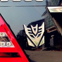 🚗 3D Емблема за кола Трансформърс - Бъмбълби Автобот Лого / Десептикони - Transformers, снимка 5 - Аксесоари и консумативи - 32147232
