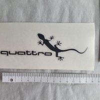 3бр. стикери, лепенки Sticker Audi quattro gecko 002, снимка 7 - Части - 38043235
