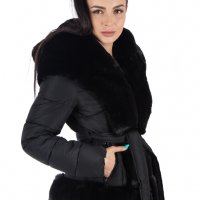Зимно дамско палто с качулка – 4115, снимка 12 - Якета - 38269497