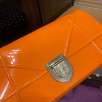 Нова силиконова оранжева чанта Zara , снимка 4 - Чанти - 33466871
