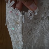 Булчинска/Сватбена рокля -  Официална/Елегантна бяла рокля, снимка 5 - Рокли - 33677693