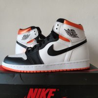 Nike Air Jordan 1 High Electro Orange Размер 42 Номер Обувки Кецове Маратонки Нови Оригинални , снимка 1 - Кецове - 39308217