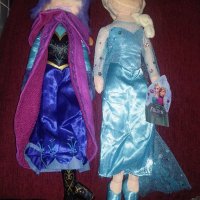 Плюшена кукла Анна с раничка и с Елза.Размер - 42 см, снимка 5 - Кенгура и ранички - 19756335
