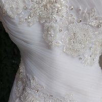 сватбена булчинска рокля русалка, снимка 3 - Сватбени рокли - 43289886