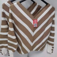 Ефектна блуза , снимка 2 - Блузи с дълъг ръкав и пуловери - 43715349