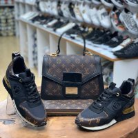 Дамски комплект спортни обувки портфейл и чанта Louis Vuitton код 28, снимка 1 - Дамски ежедневни обувки - 27983871
